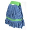 Alpine Industries 5in Head and Tail Bands Blue Loop End 24oz Cotton Mop Head, Green ALP302-02-5G - alternate 7